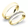 Zlaté snubné prstene SP-61024