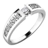 Zásnubný prsteň s diamantmi ZP-10775D