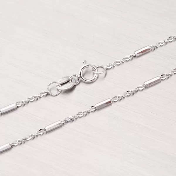 Retiazka Anker z bieleho zlata 45-1505