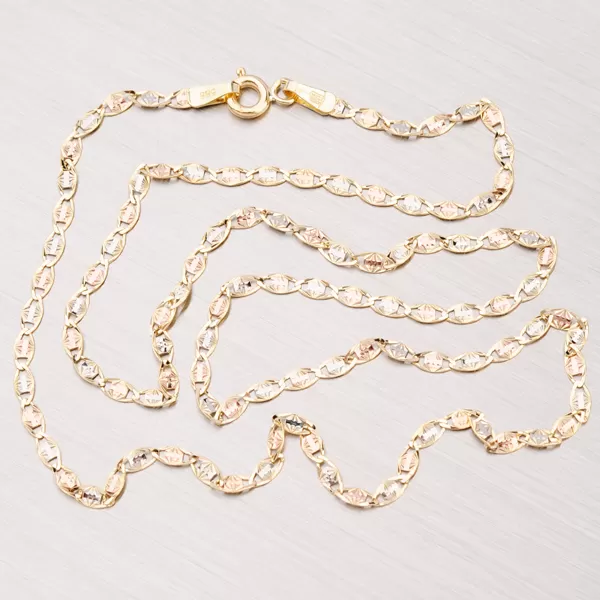 Kombinovaná zlatá retiazka 45-1424