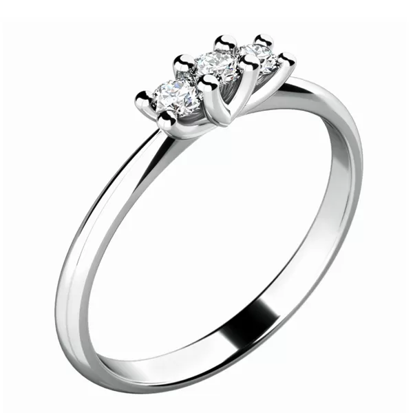 Zásnubný prsteň s diamantmi ZP-10781D