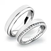 Zlaté snubné prstene SP-61035B