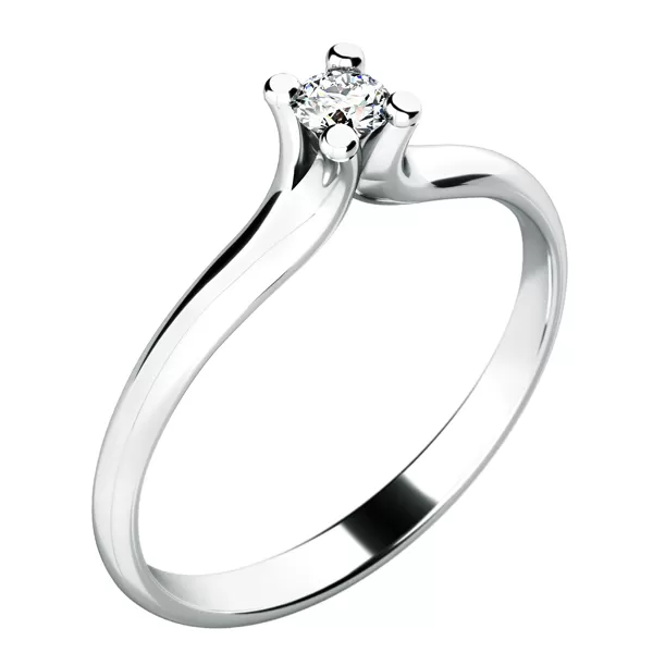 Zásnubný prsteň so zirkónom ZP-10782-B-ZIR