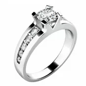 Zásnubný prsteň so zirkónmi ZP-10776-B-ZIR