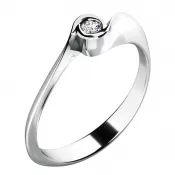 Zásnubný prsteň s diamantom ZP-10783D