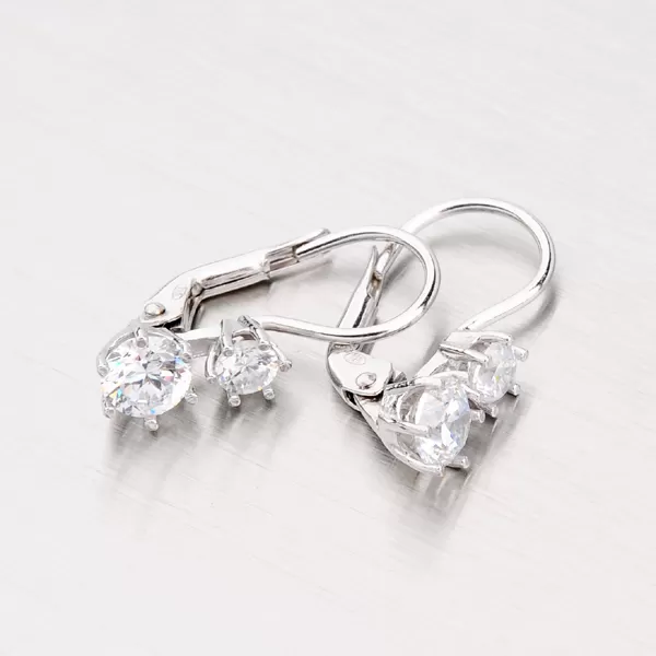 Strieborné náušnice so zirkónmi MORM6762