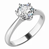 Zásnubný prsteň s diamantom ZP-10736-DIA