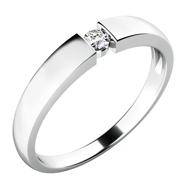 Zásnubný prsteň s diamantom ZP-10771D