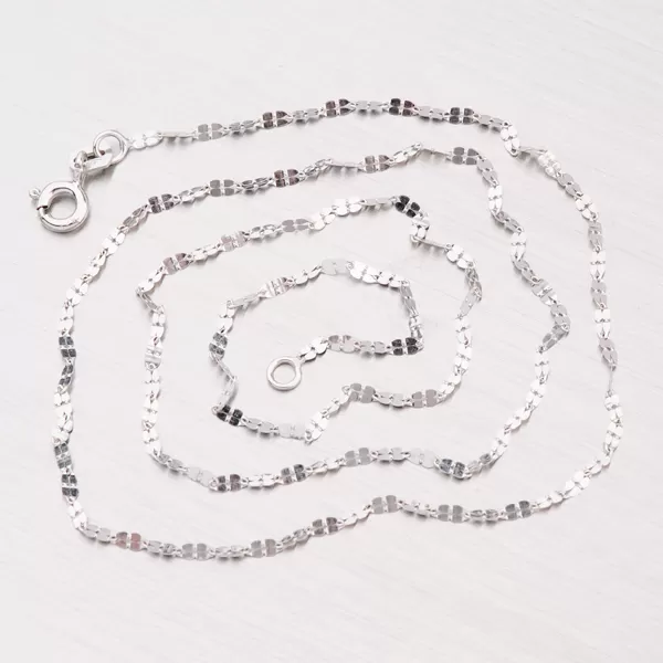 Retiazka z bieleho zlata 45-1526