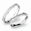 Snubné prstene z bieleho zlata SP-61042