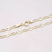 Gravírovaná zlatá retiazka 45-1638