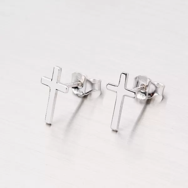 Strieborné náušnice kôstky M6081V