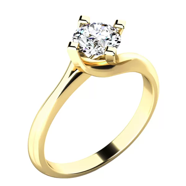 Zásnubný prsteň s diamantom ZP-10779D