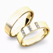 Zlaté snubné prstene SP-61031Z