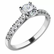 Zásnubný prsteň s diamantmi ZP-10759D