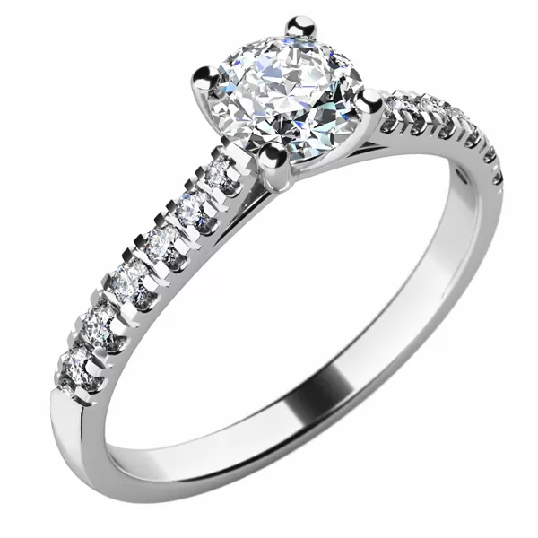 Zásnubný prsteň s diamantmi ZP-10759D