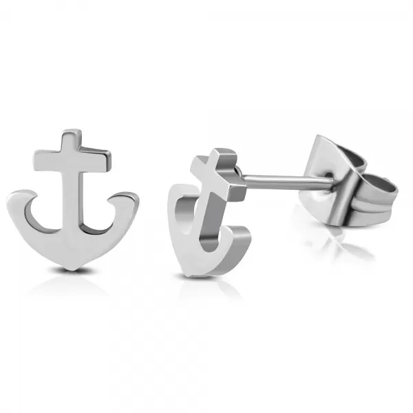 Dámske oceľové náušnice - kôstky GJES092