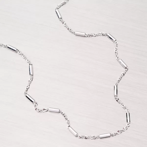 Retiazka Anker z bieleho zlata 45-1505