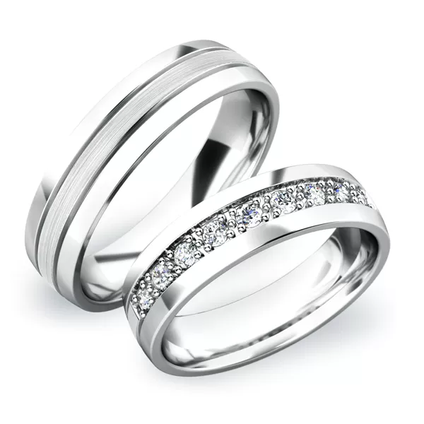 Snubné prstene zo žltého zlata SP-61043