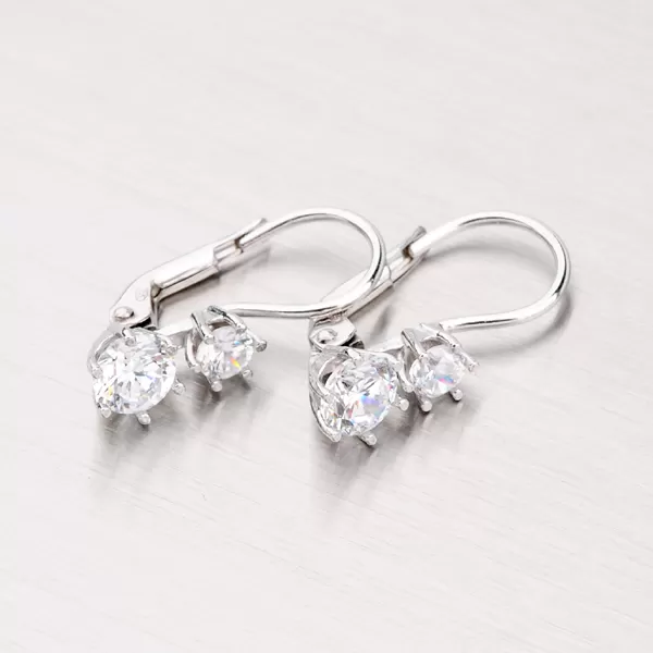 Strieborné náušnice so zirkónmi MORM6762