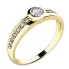 Zásnubný prsteň s diamantmi ZP-10778D