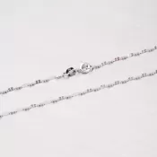 Retiazka z bieleho zlata 45-1526