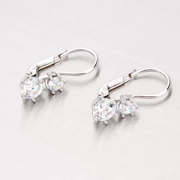 Strieborné náušnice so zirkónmi MORM6762