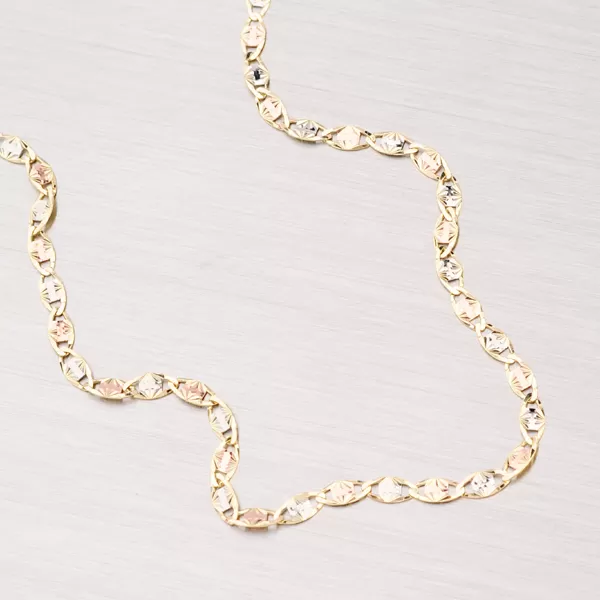 Kombinovaná zlatá retiazka 45-1424