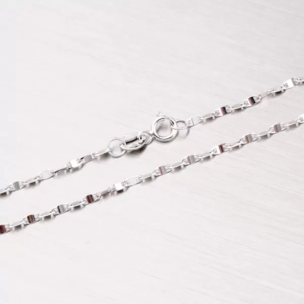 Náramok z bieleho zlata 44-1090