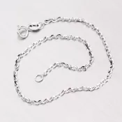 Náramok z bieleho zlata 44-1103