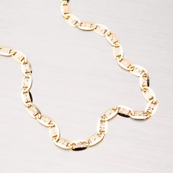 Kombinovaný zlatý náramok N304-0493