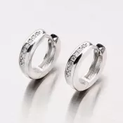 Strieborné krúžky so zirkónmi OKP-435-OKS