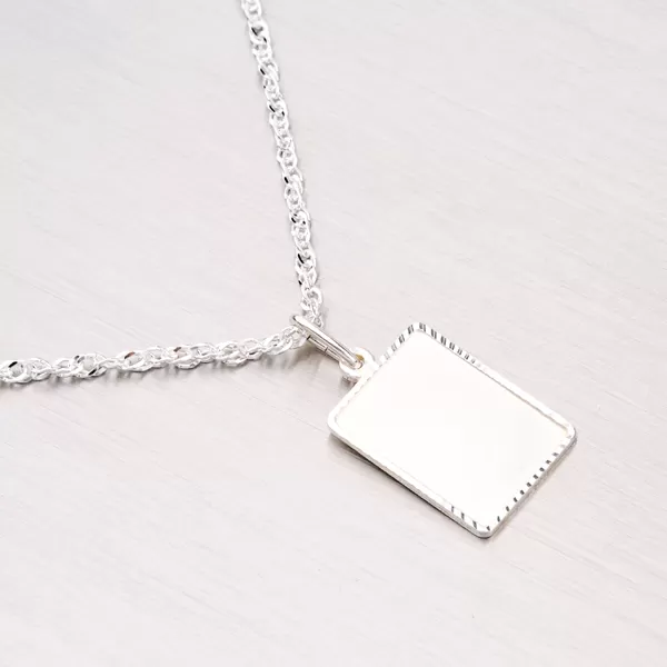 Strieborná doštička M5477