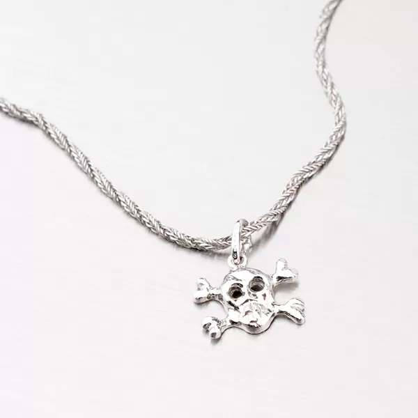 Strieborný prívesok lebka MPN6089T1