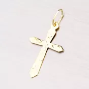 Zlatý prívesok kríž 322p-30101