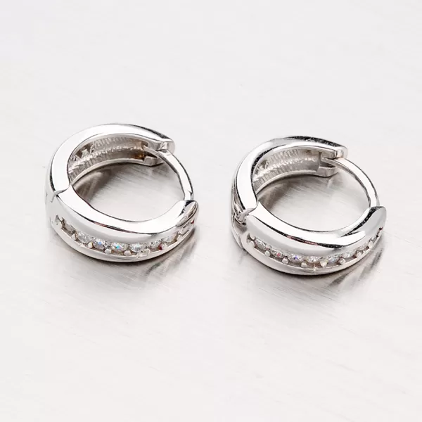 Strieborné krúžky so zirkónmi OKP-435-OKS