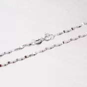 Retiazka z bieleho zlata 45-1090