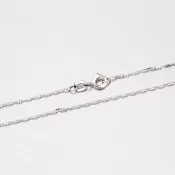 Retiazka Anker z bieleho zlata 45-1231