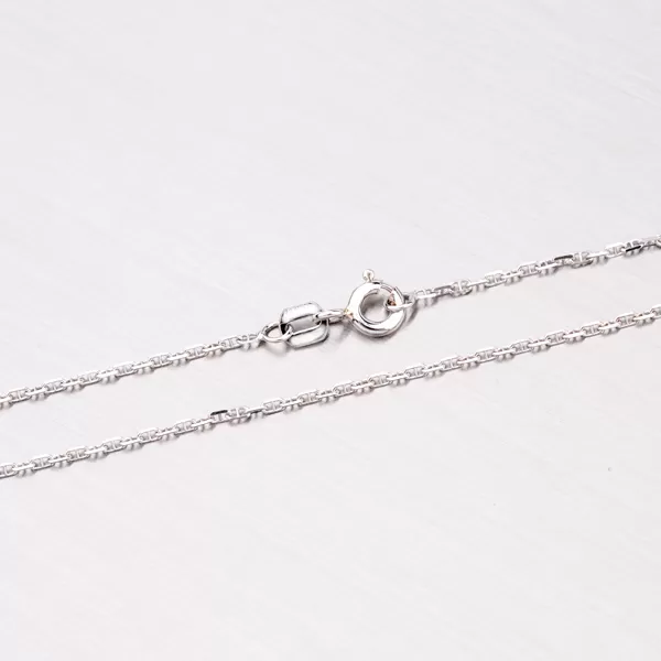 Retiazka Anker z bieleho zlata 45-1231