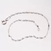 Náramok z bieleho zlata Lambáda 44-1479