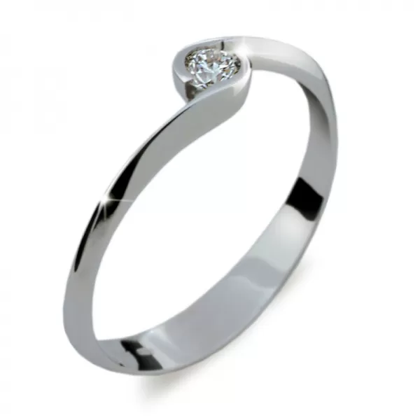 Dámsky prsteň s diamantom DF1914