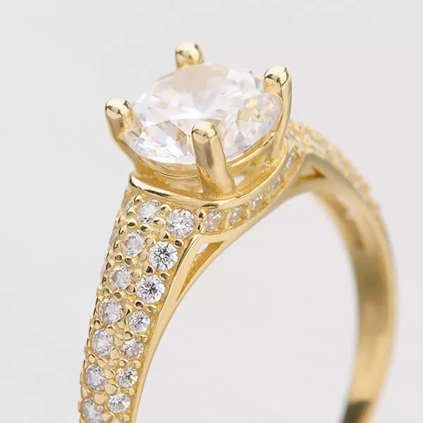 Zlatý prsteň so zirkónmi GZ2520ZL