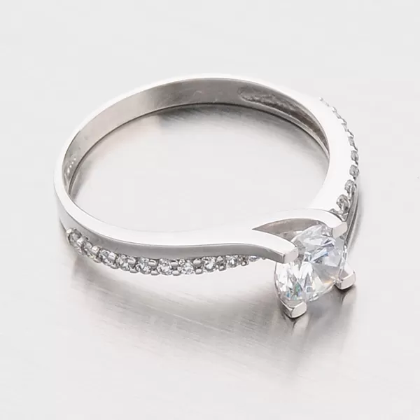 Dámsky prsteň z bieleho zlata GZ2531B