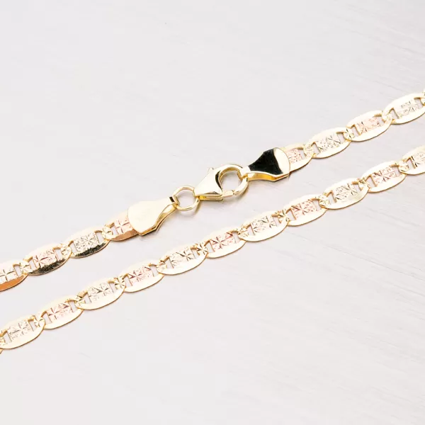 Kombinovaný zlatý náramok N304-0493