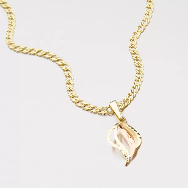 Zlatý prívesok s ručným rytím 53P-006