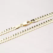 Zlatá retiazka Pancer s gravírovaním 45-1178