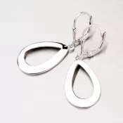 Strieborné visiace náušnice NZM-254P-OKS