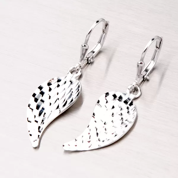 Náušnice - anjelské krídla NZM-324-OKS