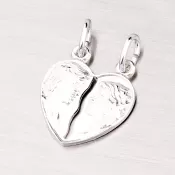 Strieborný prívesok pre zamilovaný pár M5503F