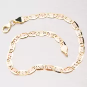 Kombinovaný zlatý náramok N304-0493